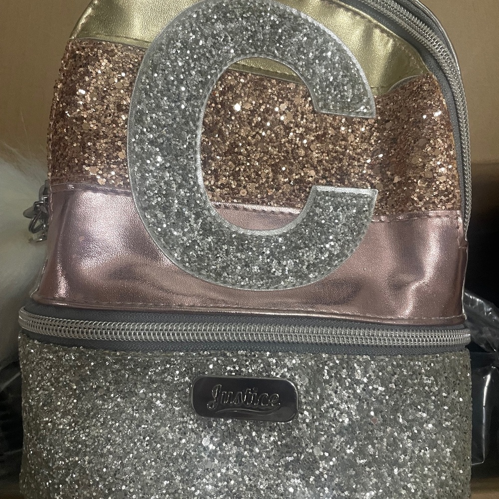 Justice Mini Backpack Letter C